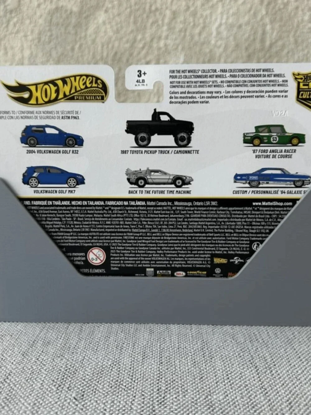 2026 Hot Wheels Premium 2 Pack, Back to the Future Time Machine & Toyota Pickup
